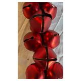Jingle Bell Christmas Wreath with Ribbon Accents