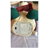 Christmas Decor Assortment - Snowmen & Plush Dogs on Wooden Sled Display
