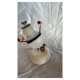 Assorted Christmas Snowmen & Santa Figurines Holiday Decor Set