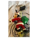 Disney Christmas Figures - Mickey Santa, Pooh & 24 Mini Ornaments (2 Boxes)