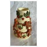John Kissling Winter Harmony Snowman Music Box - Limited Edition 1392/7500; Santa & Schoolhouse