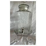Two Lanterns & Glass Apothecary Jars (Lot of 4) - Decorative Home Accents