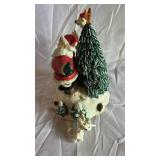 Rudolph The Movie Village Scene With Santa, Reindeer & Polar Bear (Lot of 2)