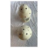 Lava Glass Bead Jars & Star Lanterns (Lot of 4)