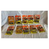 Matchbox Die-Cast Vehicles Lot - The Automotive Superstars Series & Corvette Roadster (Lot of 10)