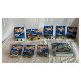 Hot Wheels Die-Cast Cars Mixed Lot - Pearl Driver, Haulers, Flamethrower & Racing Metals