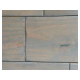 Rustic Wood Wall Panels - Brick Pattern Accent Panels with Mounting Hardware