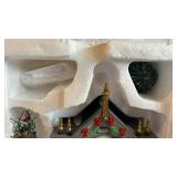 Department 56 Christmas Treasures Battery Operated Decorating Set - Display Anywhere (Set of 4)