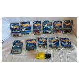 Hot Wheels Carded Die-Cast Lot - 1995 Model Series, 1998 First Editions Lakester, 1999 Space Series