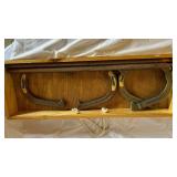 Franklin Horseshoes Game Set in Wooden Box with Stakes