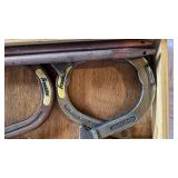 Franklin Horseshoes Game Set in Wooden Box with Stakes