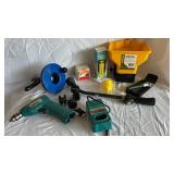 Craftsman, Makita & Taylor Tools Mix - Yardworks Spreader, Wire Cup Brush & Wind Chill & Wind Speed