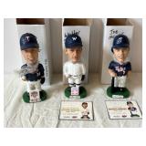 Minnesota Twins Bobbleheads - Walter Johnson, Joe Mauer & Nathan 36 (Lot of 3)