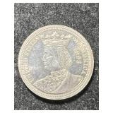 1893 US COLOMBIAN ISABELLA QUARTER