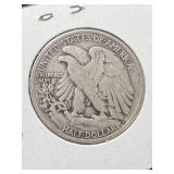 1943 US WALKING LIBERTY HALF DOLLAR