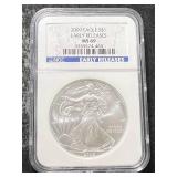 2009 AMERICAN SILVER EAGLE NGC MS69