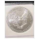 2009 AMERICAN SILVER EAGLE NGC MS69
