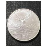 2023 MEXICAN LIBERTAD 1 TROY OZ .999 FINE SILVER