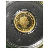 2013 AUSTRALIAN KOALA HALF GRAM .9999 FINE GOLD