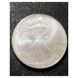 1995 AMERICAN SILVER EAGLE 1 TROY OZ .999 FINE SILVER