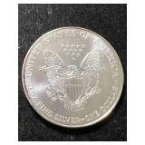 1995 AMERICAN SILVER EAGLE 1 TROY OZ .999 FINE SILVER