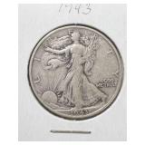 1943 US WALKING LIBERTY HALF DOLLAR