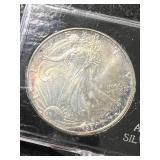 1994 AMERICAN SILVER EAGLE 1 TROY OZ .999 FINE SILVER IN CASE
