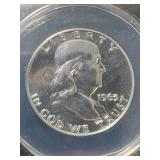 1963 US PROOF FRANKLIN HALF DOLLAR ANACS PF66