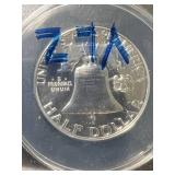 1963 US PROOF FRANKLIN HALF DOLLAR ANACS PF66