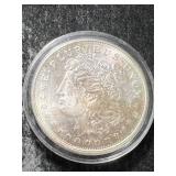 1 TROY OZ .999 FINE SILVER MORGAN DOLLAR DESIGNED ROUND IN AIRTITE
