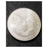 1997 AMERICAN SILVER EAGLE 1 TROY OZ .999 FINE SILVER