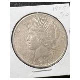 1925 US PEACE SILVER DOLLAR