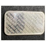 1 TROY OZ .999 FINE SILVER GSM BAR