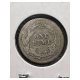 1913 US BARBER DIME