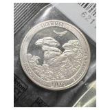 2016-S US SILVER PROOF IL SHAWNEE QUARTER