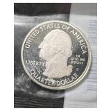 2016-S US SILVER PROOF IL SHAWNEE QUARTER