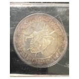 1 TROY OZ .999 FINE SILVER 1991 CONVENTION ROUND IN CASE