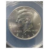 2002-D US KENNEDY HALF DOLLAR ANACS MS66