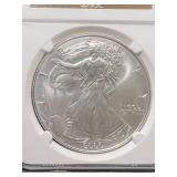 2000 AMERICAN SILVER EAGLE NGC MS69