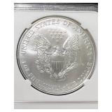 2000 AMERICAN SILVER EAGLE NGC MS69