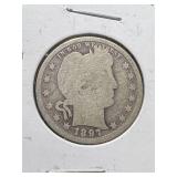 1897 US BARBER QUARTER