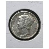 1939 US MERCURY DIME