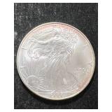 2000 AMERICAN SILVER EAGLE 1 TROY OZ .999 FINE SILVER