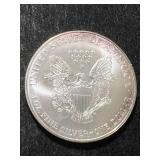 2000 AMERICAN SILVER EAGLE 1 TROY OZ .999 FINE SILVER