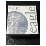 2011 AMERICAN SILVER EAGLE 1 TROY OZ .999 FINE SILVER IN BOX