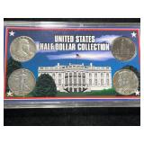US HALF DOLLAR 4 COIN COLLECTION