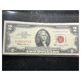 1963 US RED SEAL $2 BILL