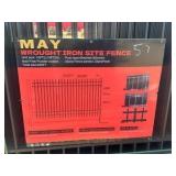WROUGHT IRON SITE FENCE ABOSS 2025 brand new 220ft