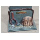 Fishing Themed Coaster Set with Holder