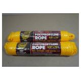 *2* 75' Polypropylene Ropes